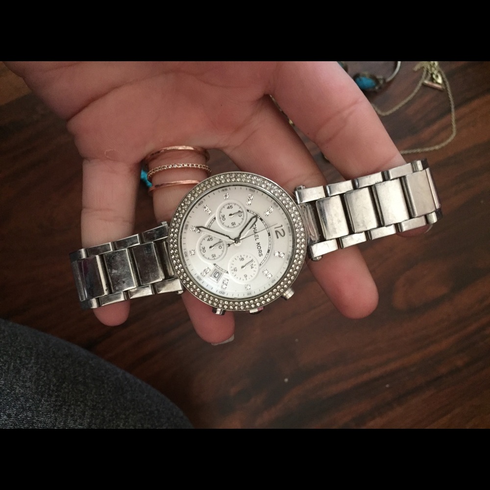 Silver Michael Kors watch